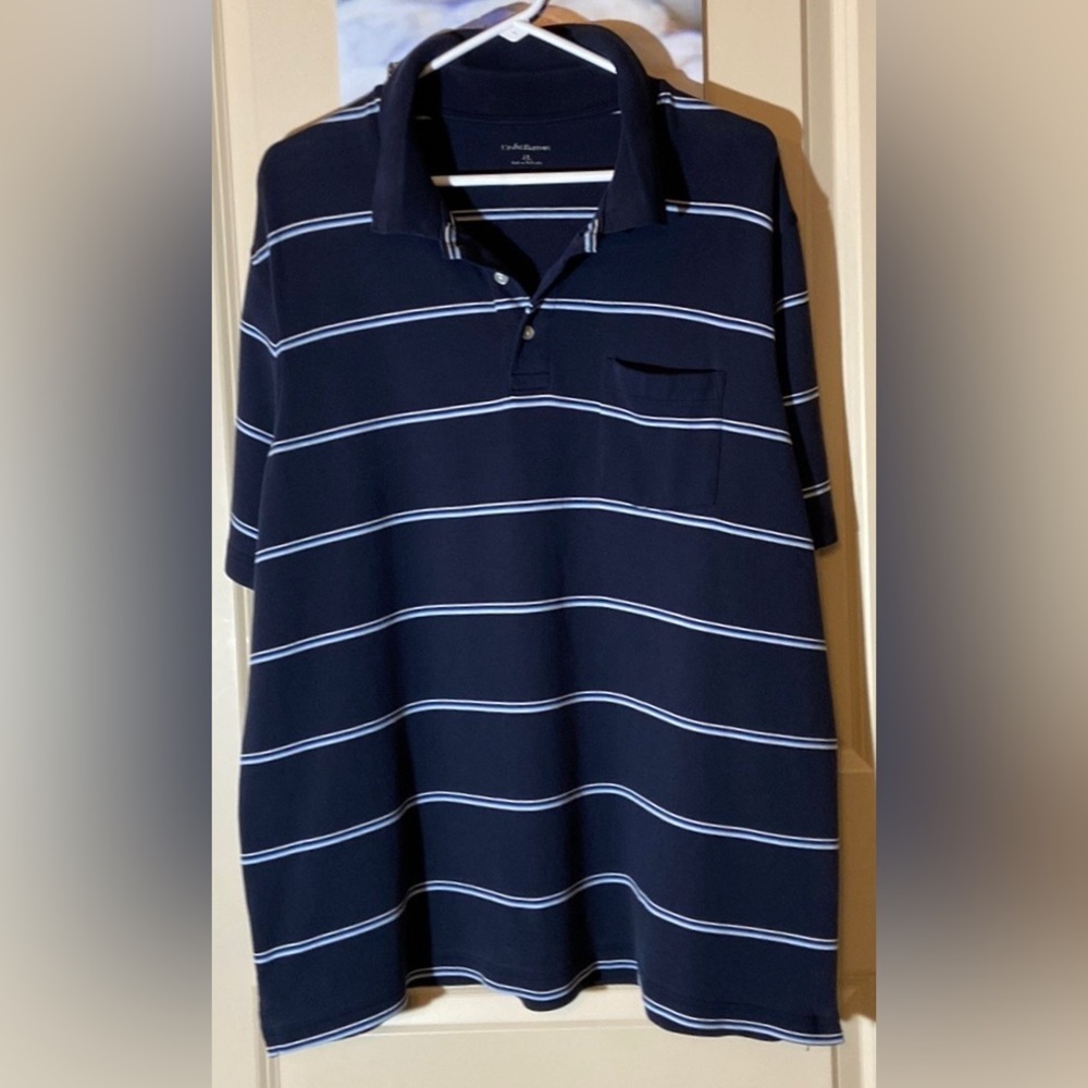 PGUC Croft&Barrow Polo👕Sz-XL (Rate 8/10 Condition) Collar Has Small🧐Creases🤔 - Picture 2 of 16